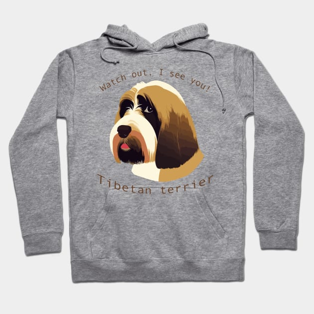 Tibetan Terrier Invasion Hoodie by Remotextiles